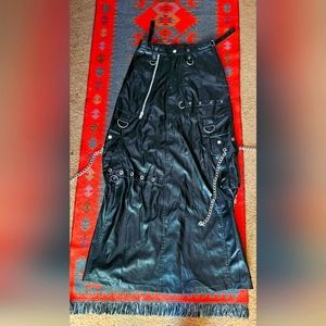 Vintage Tripp NYC  pleather bondage skirt